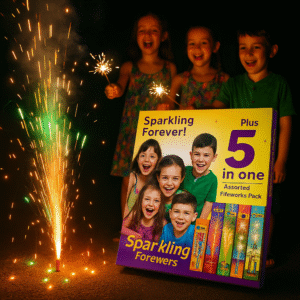 10 cm – 5 in 1 Assorted Fireworks Pack (Sparkling Forever Series)