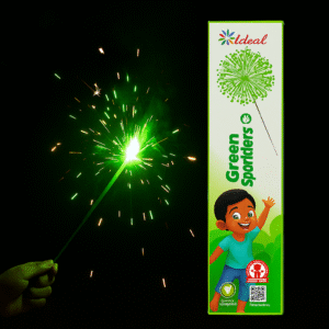 10 cm Green Sparklers