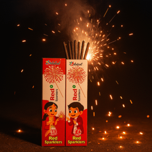 10 cm Red Sparklers