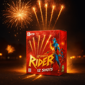 12 Shot Rider – Aerial Cake Fireworks