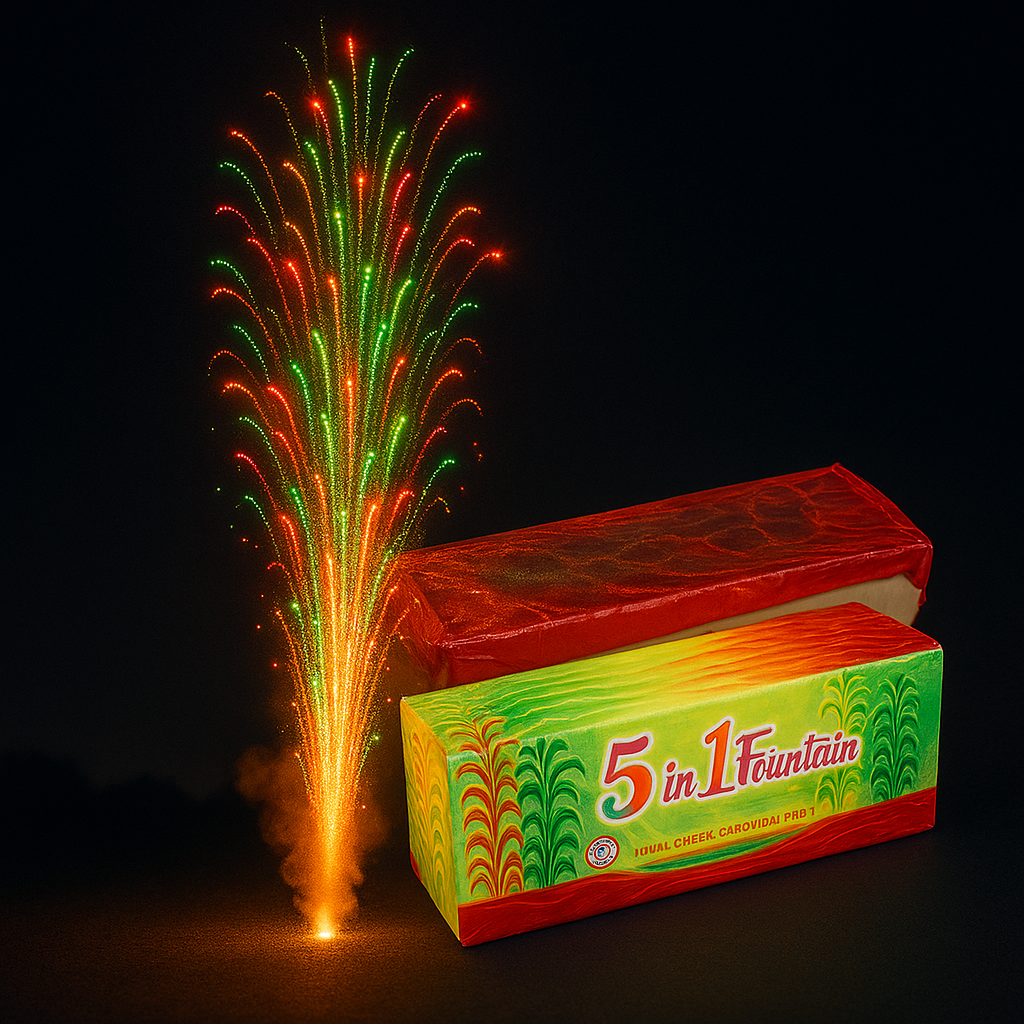 5 in 1 Fountain – Color Burst Series