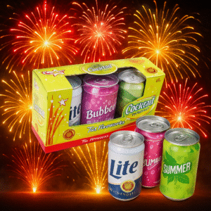 Cocktail Tin Fireworks (3 Pieces Pack)