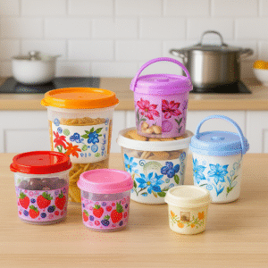 Diana Plastic Containers T Print