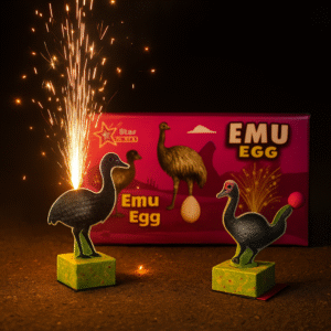 Emu Egg – Novelty Fountain (Egg-Pop)