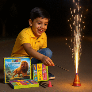 Lion Colour Box (Fireworks Assorted Pack)