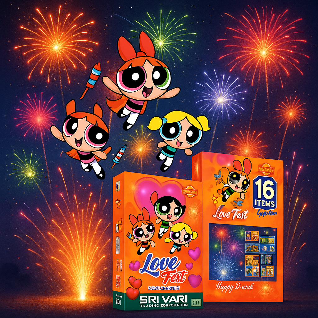 Love Fest – 16 Pcs Fireworks Gift Box - Image 2