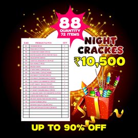 Night Crackers Pack  (72 Items / 88 Quantity) - Image 3