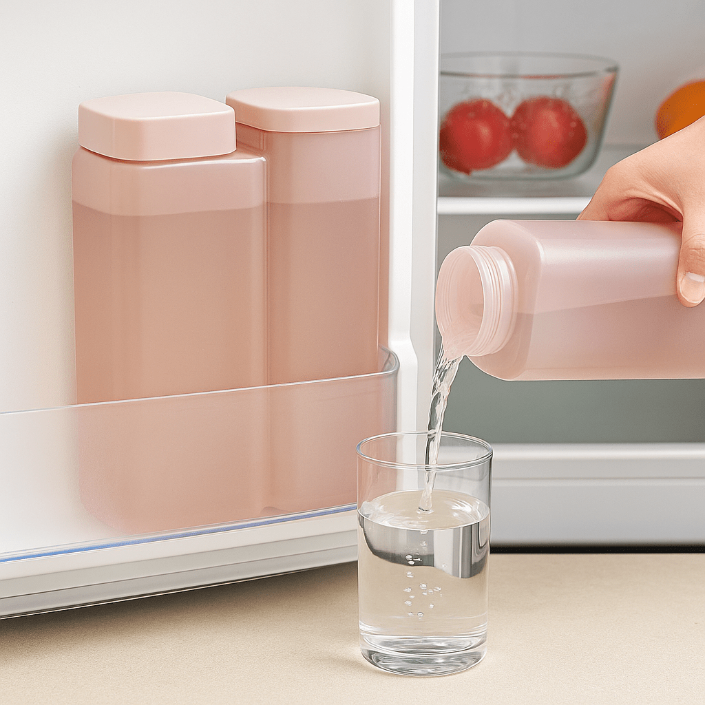 Plastic Fridge Bottles Set (2 Pcs)