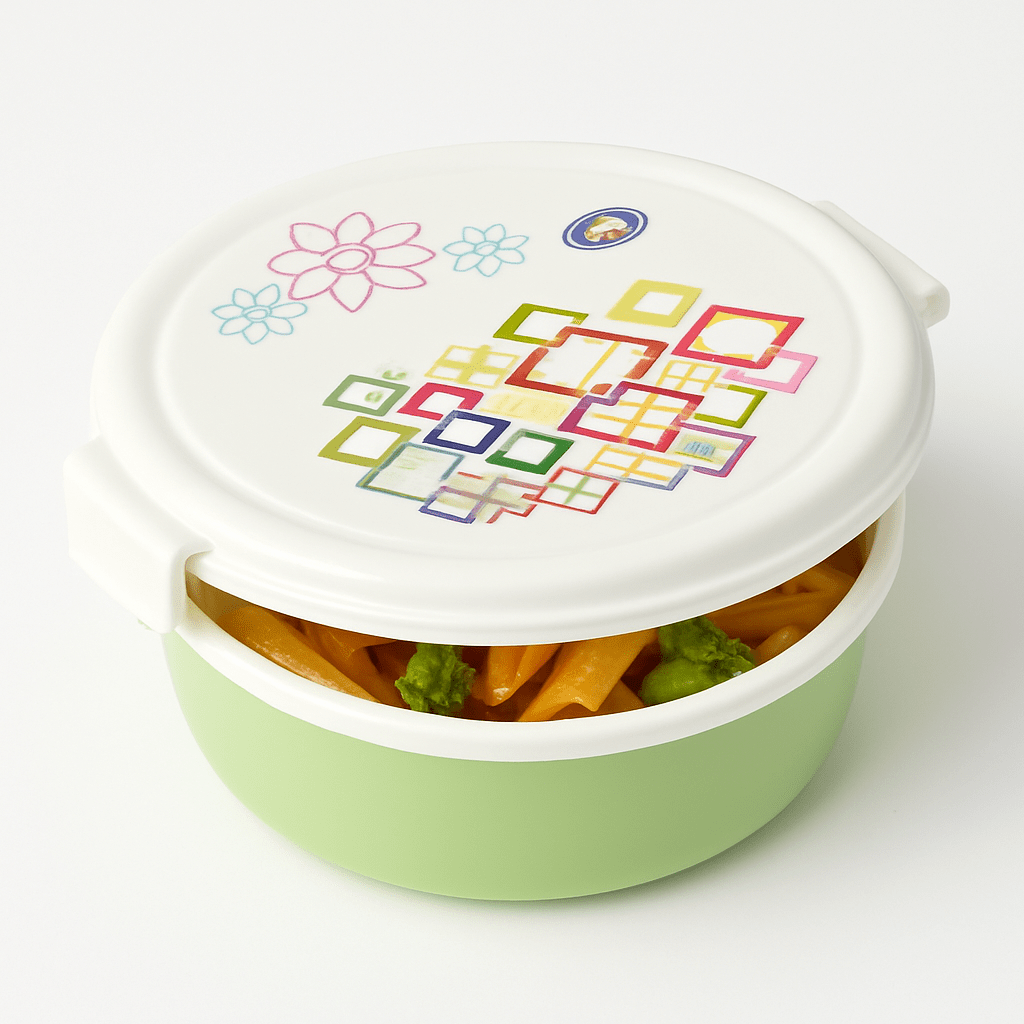 Round Plastic Lunch Box