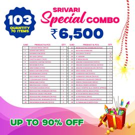 Srivari Special Combo Pack  (70 Items / 103 Quantity) - Image 3