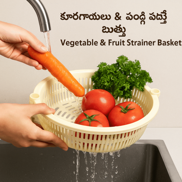Vegetable & Fruit Strainer Basket